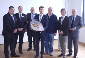 Fürther Landrat und Obermeister Hans-Jürgen Hartmann besuchte die BÄKO in Langenzenn 