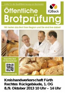 Brotprüfung 2013 Bäcker-Innung Fürth 