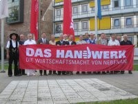 Imagekampagne vorm Rathaus Handwerker-Innungen Fürth