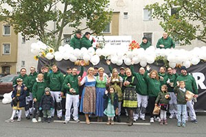 Maler-﻿Innung Fürth vor 100.000 Zuschauern